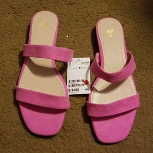 H & M Pink sandals